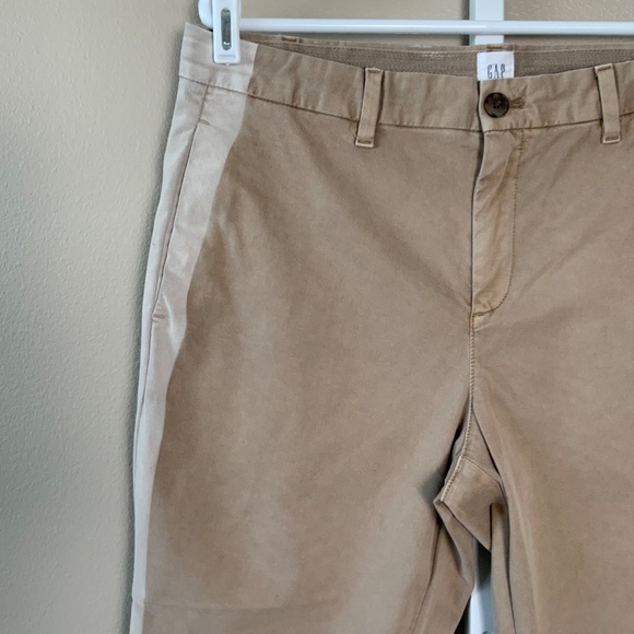 GAP Cropped Tuxedo Stripe Girlfriend Chino - Picture 4 of 16